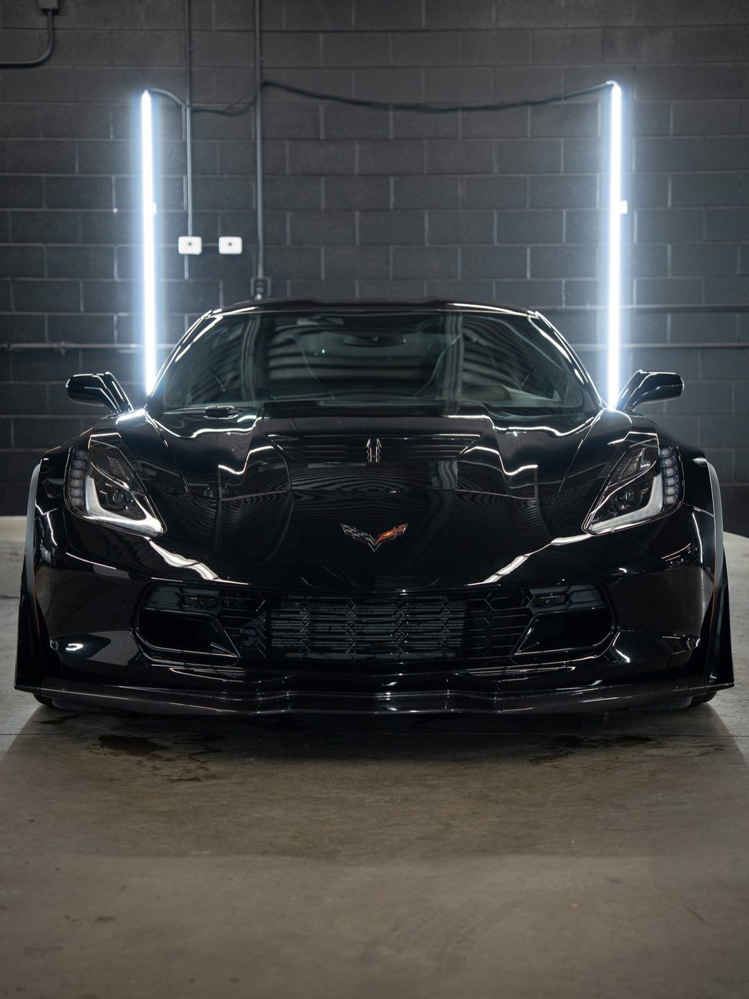 Corvette Z06: Stage 1 paint correction at Woks Detailing